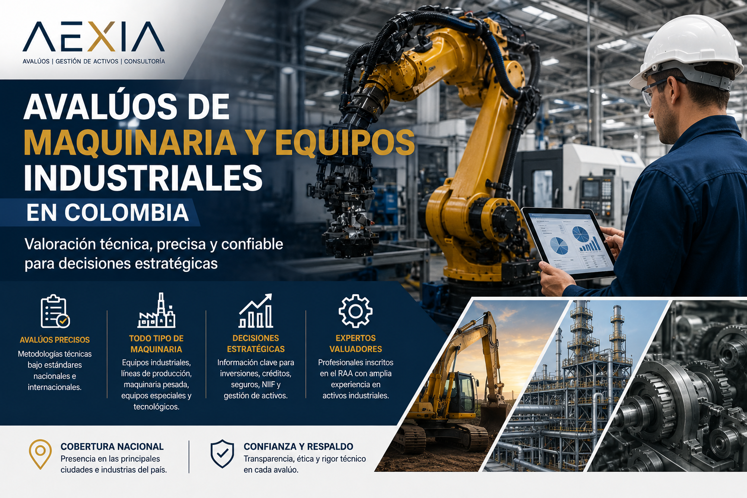 Avalúos de Maquinaria y Equipos Industriales en Colombia: Guía Completa 2026